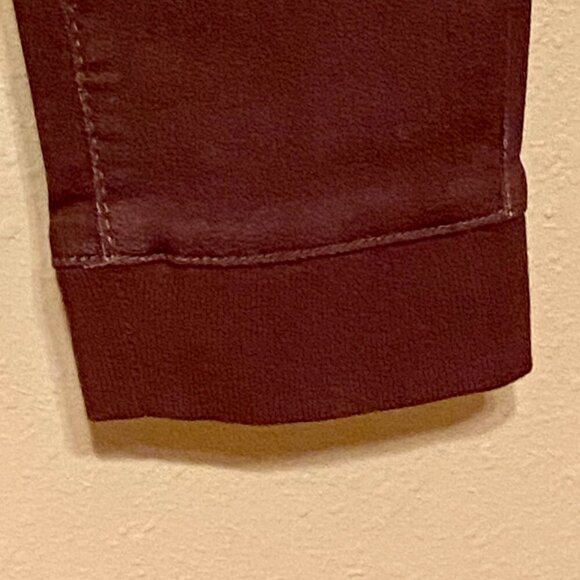 DG2 Pants by Diane Gilman Brown Pull On Pants Size (ST) Drawstring Waist Stretch - Picture 4 of 7